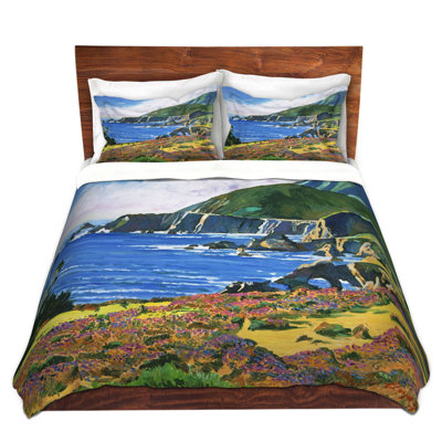Highland Dunes Youmans Modern Duvet Cannella Sea Life Serenade Duvet Cover